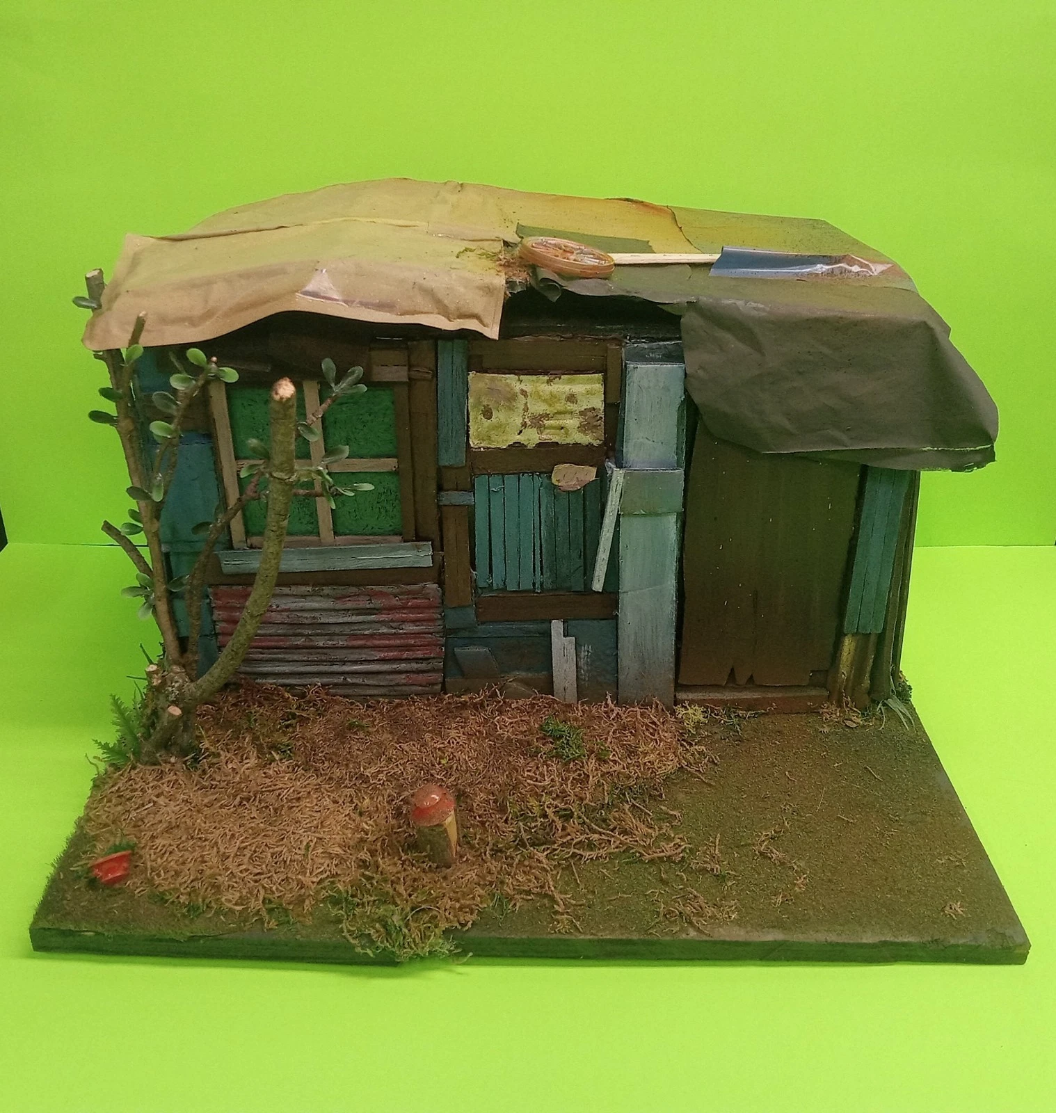 Friday The 13th Part 2 Jasons Shack Display/diorama For 7 Inch Neca Figure