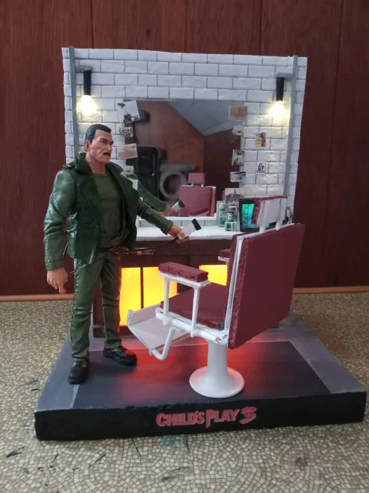 Child's Play 3 Diorama and Custom 8 inch figure for NECA chucky childs play
