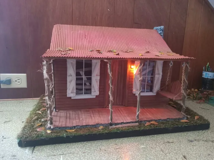 Evil Dead 2 Cabin Diorama 1:12 Scale Lights Up for 6 inch NECA Figures
