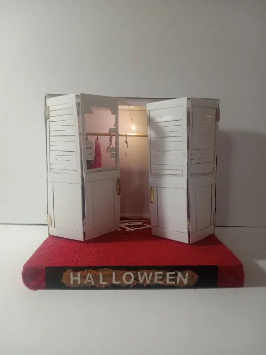1/12 Scale Halloween 1978 Closet Diorama For 8 Inch Neca Figures