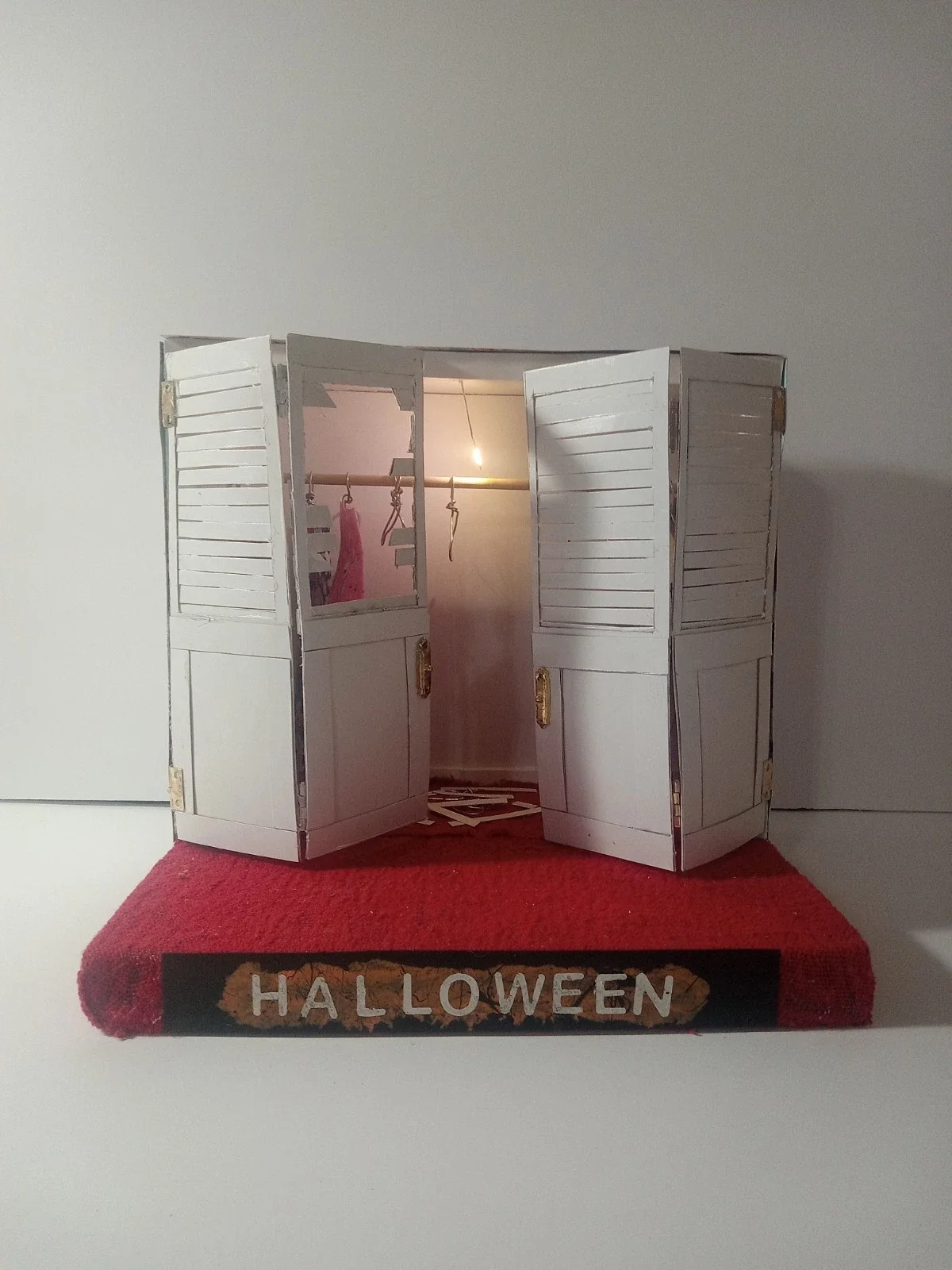 1/12 Scale Halloween 1978 Closet Diorama For 8 Inch Neca Figures