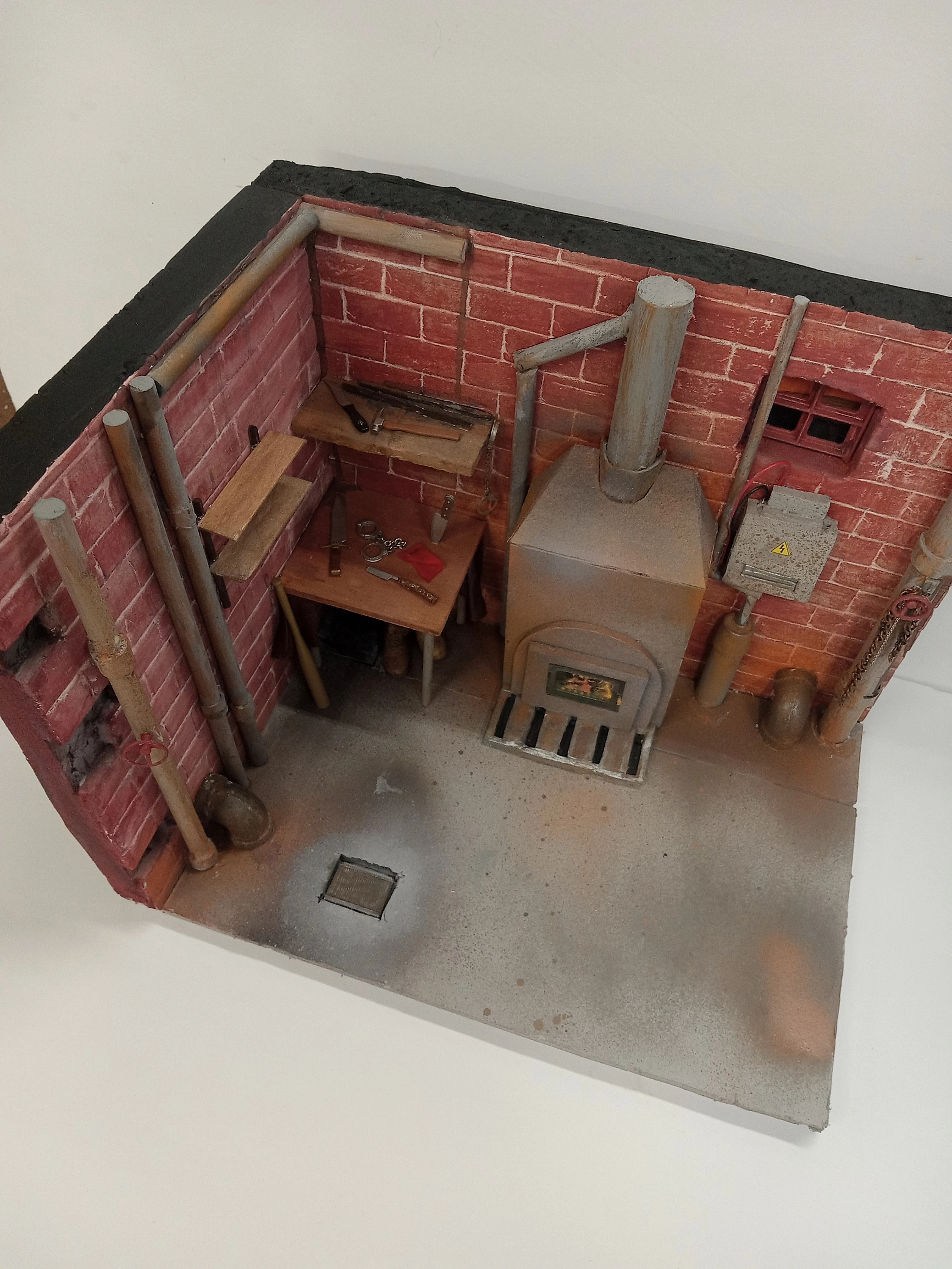 A Nightmare on Elm Street Boiler Room Diorama for 7 Inch Figures thumbnail 2