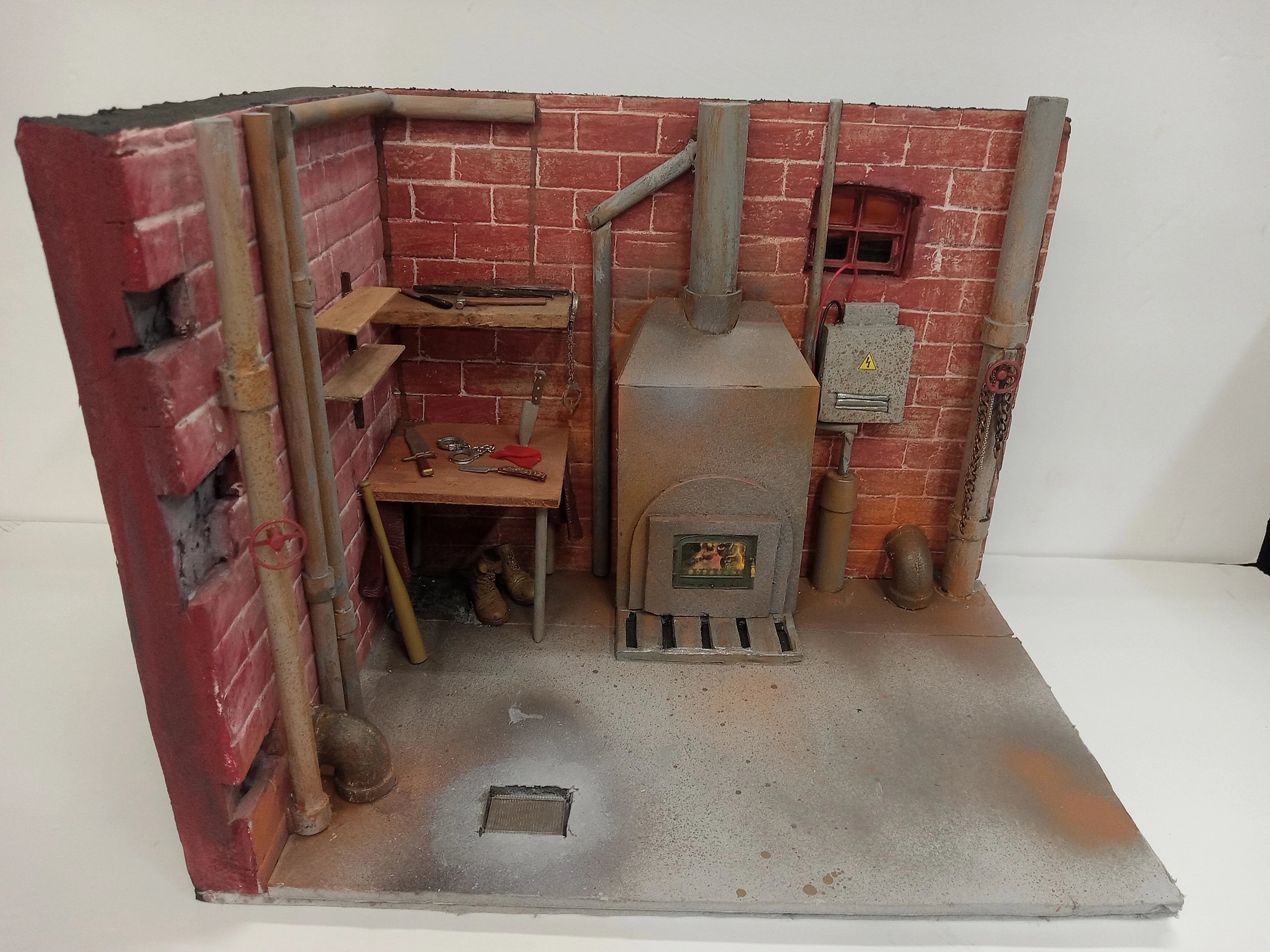 A Nightmare on Elm Street Boiler Room Diorama for 7 Inch Figures thumbnail 3