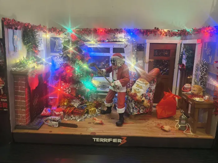 Terrifier 3 diorama for 7 inch neca figures