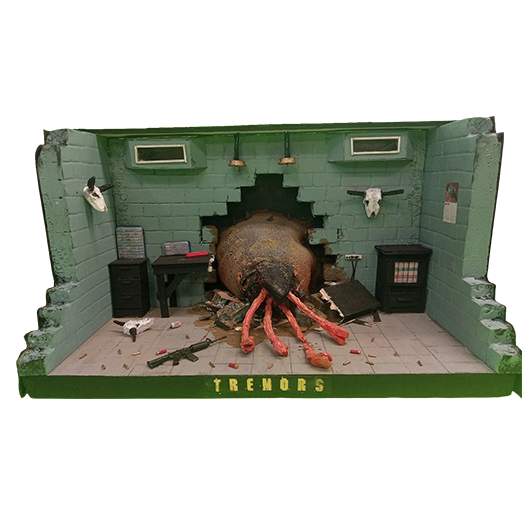 Tremors — Burt's Rec Room Graboid Breach Diorama (1:12) (Lights Up)